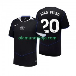 Camisola Chelsea Joao Pedro 20 Homem Equipamento Terceiro 2025-2026 Manga Curta